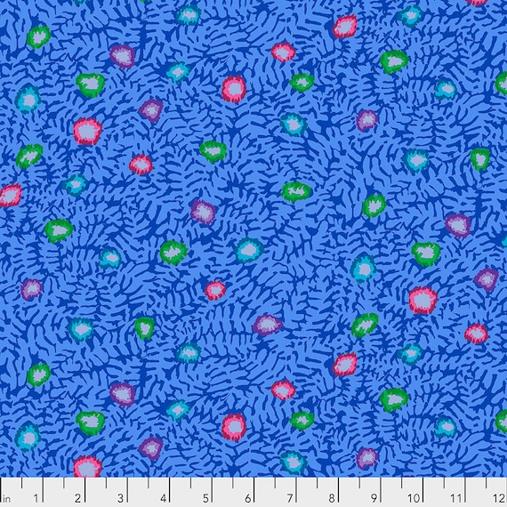 Kaffe Fassett PWGP184 BLUE - 1/2 yard