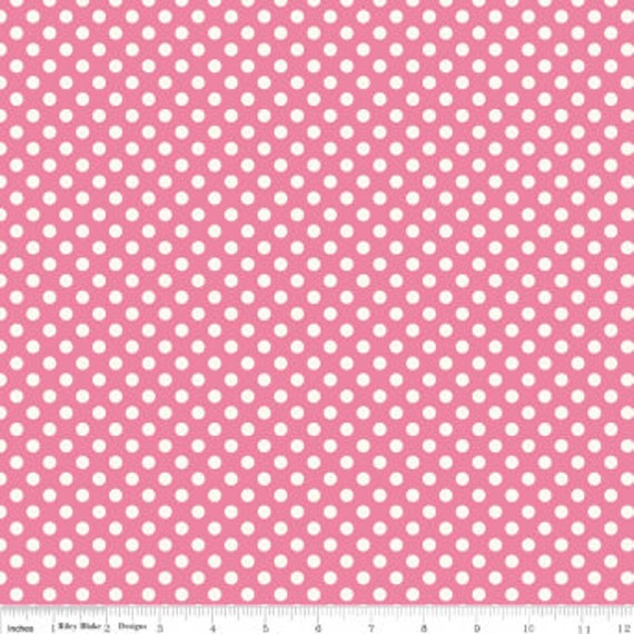 Le Creme Small Dot Pink C610-70 - Riley Blake