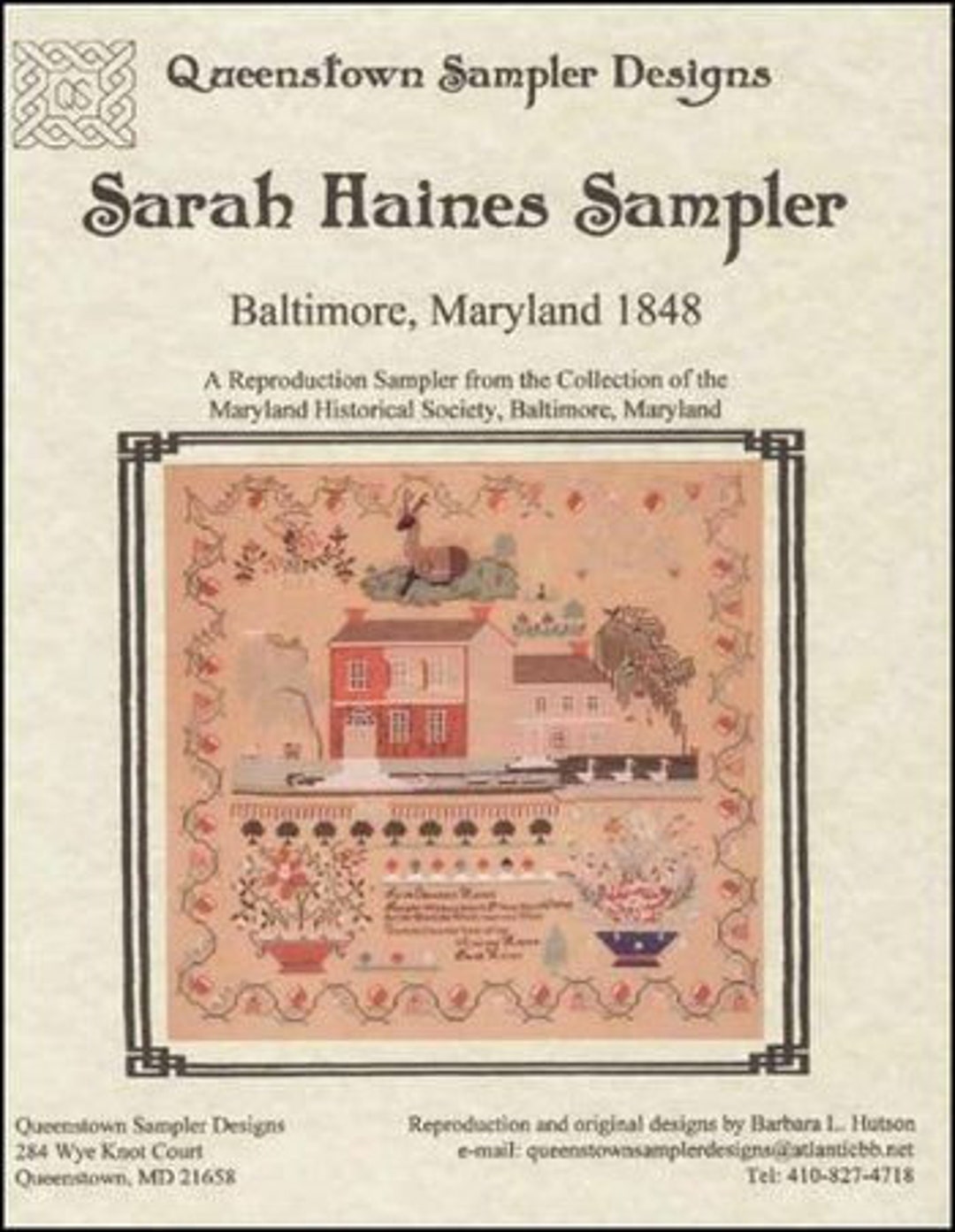Sarah Haines Queenstown Sampler Designs Cross Stitch Chart - Etsy Sweden