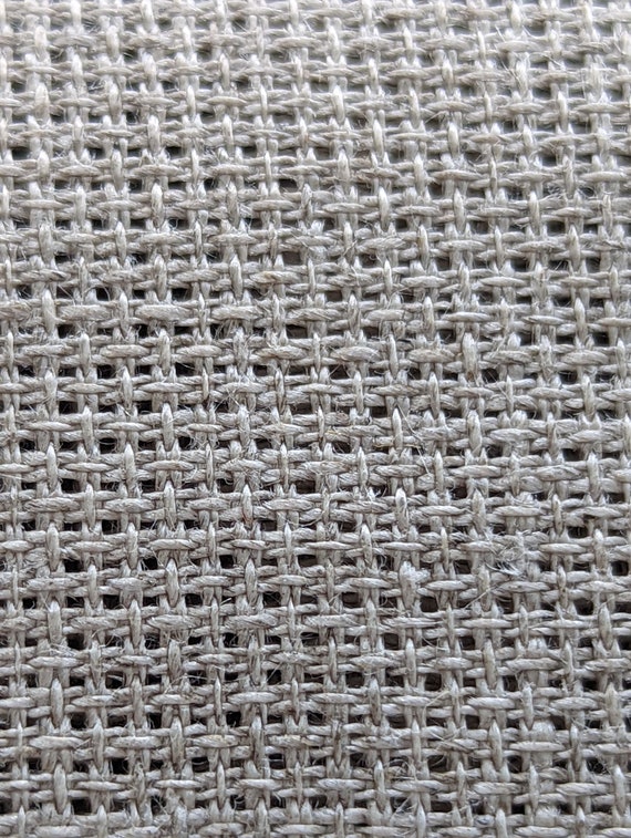 Aida Cross Stitch Fabric 14-Count White 36 x 53 NEW