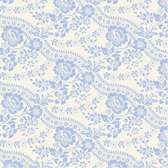 TILDA Something Blue Co-ordinates - Celeste Sky 110162 - Fat Quarter