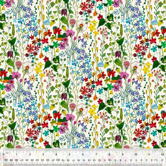 Gardenia 53764D2 - Sally Kelly for Windham - 1/2 yard