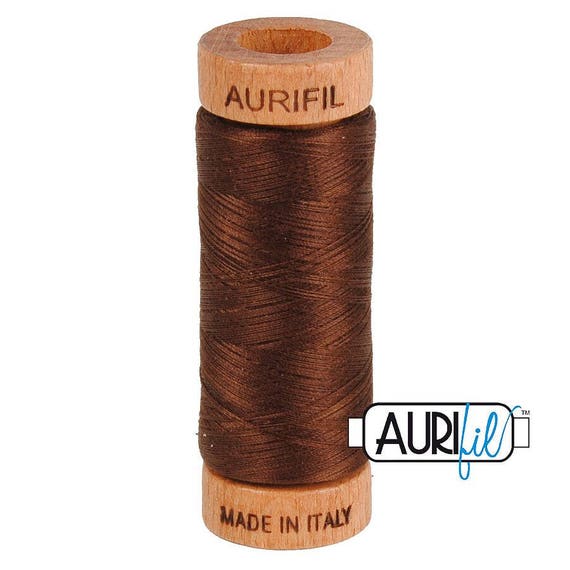 Aurifil 80wt -  Chocolate 2360