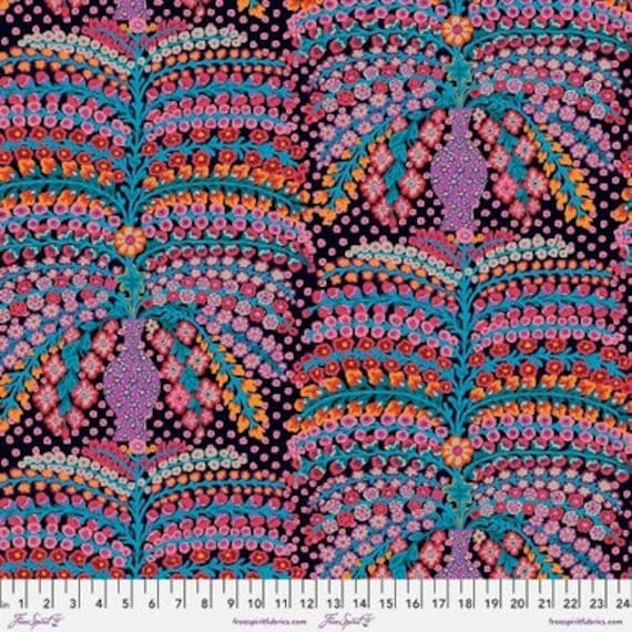 Kaffe Fassett PWGP100 Black - 1/2 yard