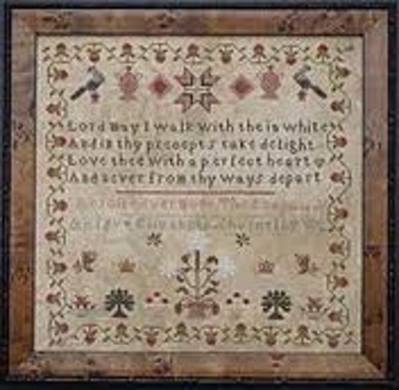 Elizabeth Charnelay W - La-D-Da - Cross Stitch Chart