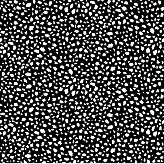 Black and White Basics - Happy Spots Black 300010630B - 1/2 yard