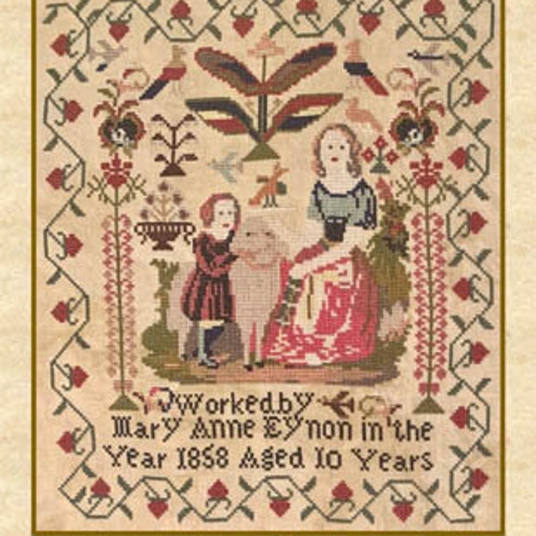 Mary Anne Eynon 1858 - Needle WorkPress - Cross Stitch Chart