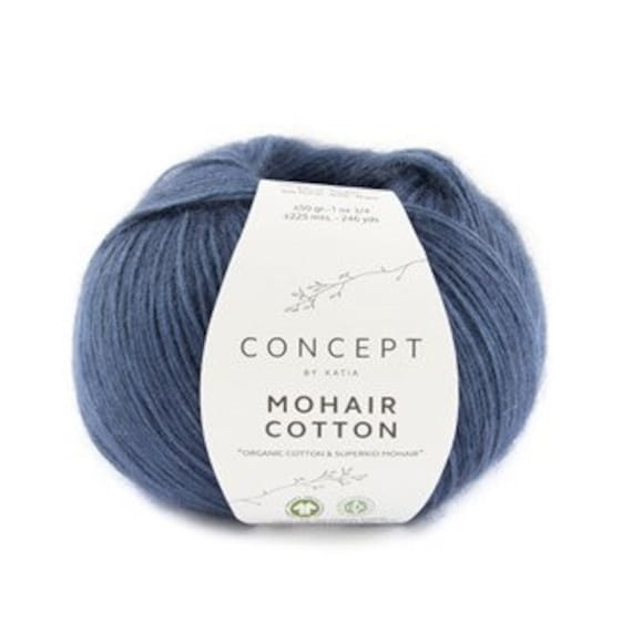 Katia Mohair Cotton col.83 - 4ply/Fingering - 70/30% Cotton/Mohair