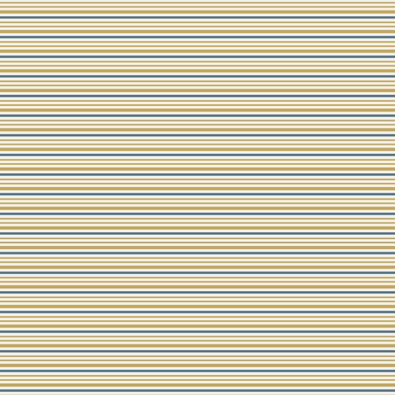 Sunkissed Sojourn DV6124 Stripe Yellow - Natalie Bird - 1/2 yard