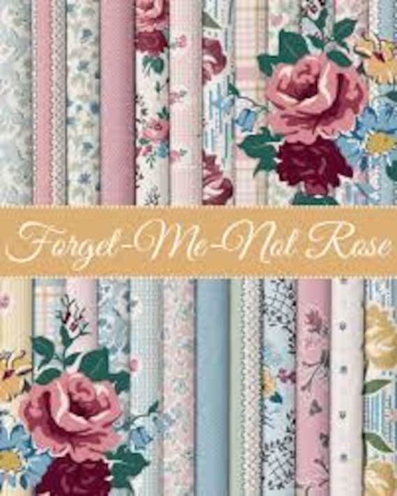 Forget-Me-Not Rose by Emma Newman - 24 x Fat Quarter Bundle