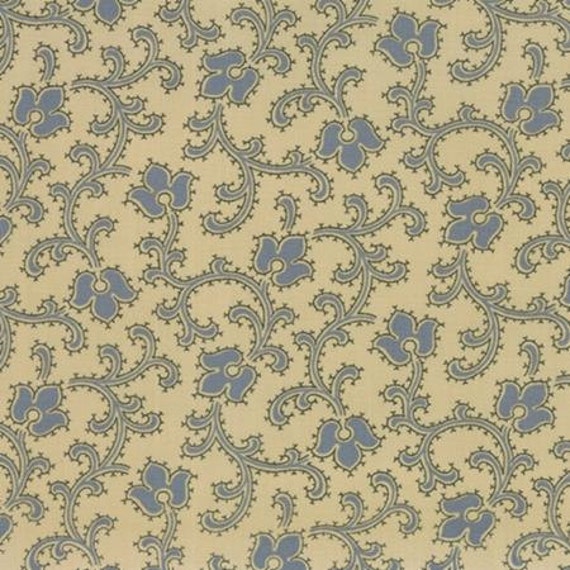 Bon Voyage - Trails Oyster Woad 1/2yd - 1/2 yard