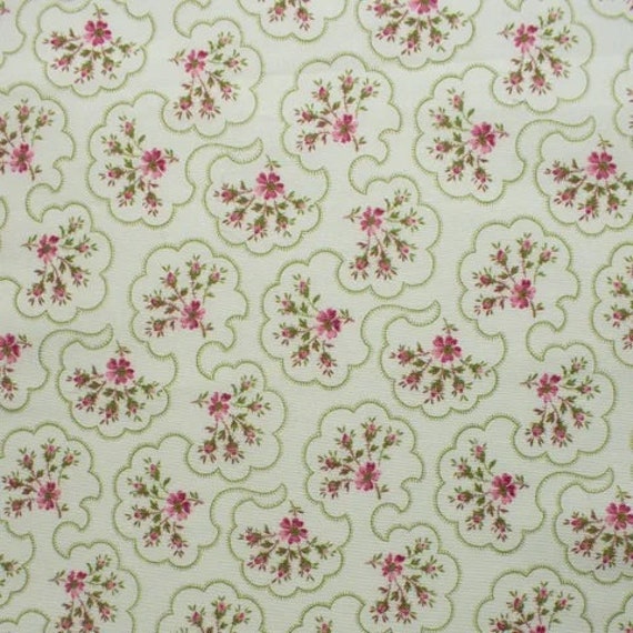 Dutch Heritage Rosamunde 1033 - Green - 1/2 yard