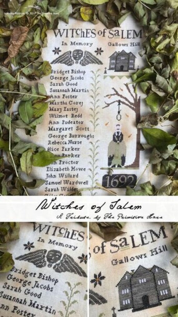 Witches of Salem - The Primitive Hare - Cross Stitch Chart