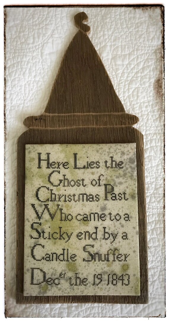 Ghost of Christmas Past Tombstone - Lucy Beam - Cross Stitch Chart