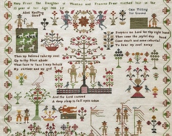 Mary Frear 1808 - Giulia Punti Antichi - Cross Stitch Chart