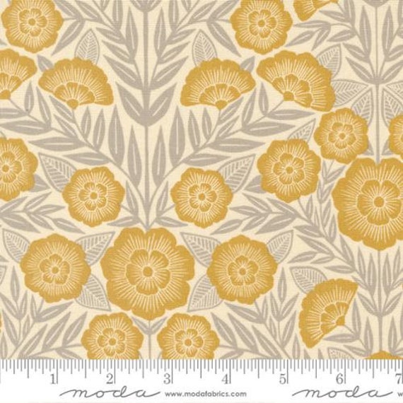 Flower Press by Katharine Watson 330022 - 1/2 yard