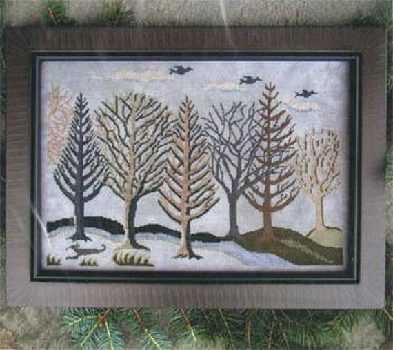 Silver Landscape - Carriage House Samplings - Cross Stitch Chart