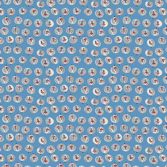Guinevere by Emma Newman - Ganieda Blue DV7148 - 1/2 yard
