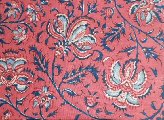 Dutch Heritage Gugarat Large 1020 - Red - 1/2 yard