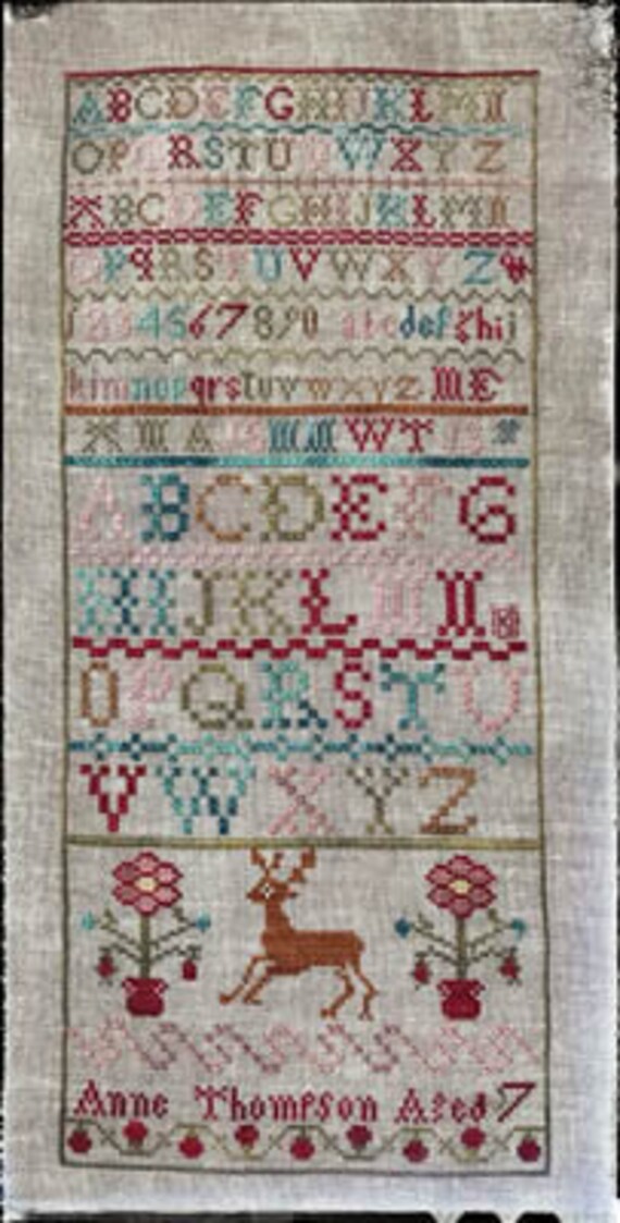 Anne Thompson 1811 - Lucy Beam - Cross Stitch Chart