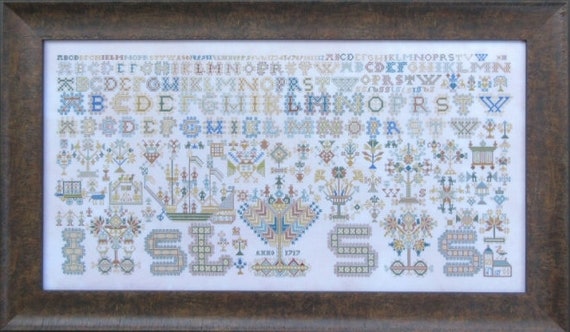 1717 Friesland - Queenstown Sampler Designs - Cross Stitch Chart