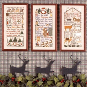 Christmas Samplers - Prairie Schooler - Cross Stitch Chart