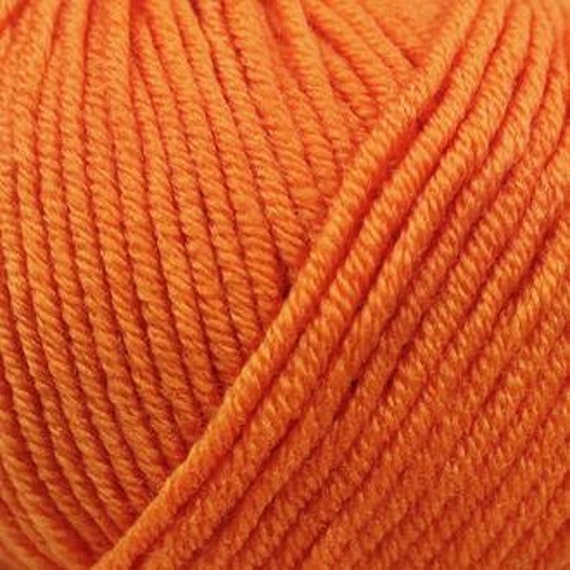 Bellissimo 8ply - 244 Mandarin - 100% Extra Fine Wool