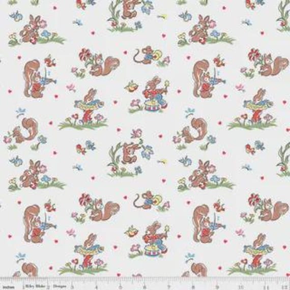 Love Notes C16380 White - 1/2 yard
