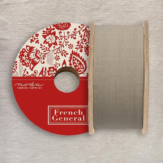 2.25 inch Twill Tape - French General - Roche 211912 - 1/2 yd - 1/2 yard