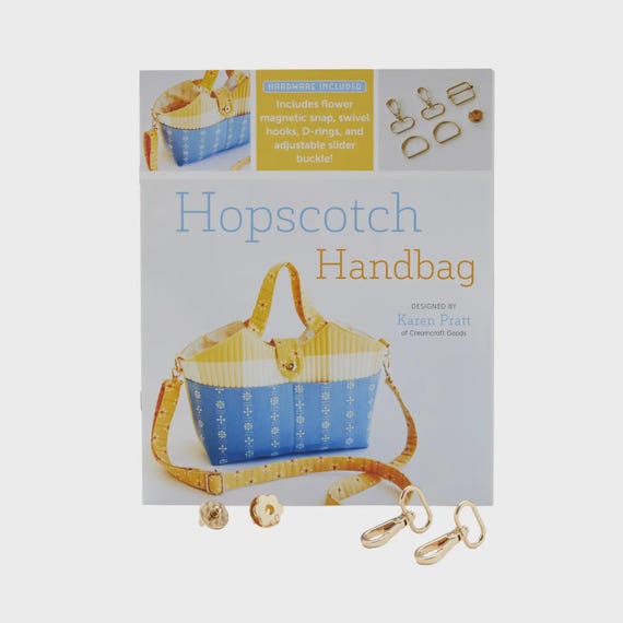Hopscotch Handbag - Pattern and Hardware - Zakka Workshop
