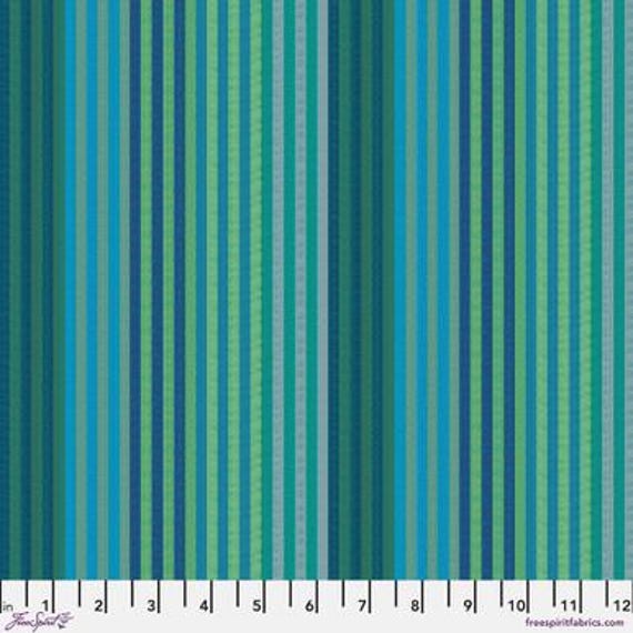 Woven Stripes by Kaffe Fassett - WSGP001 Aqua - 1/2 yd