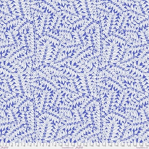 Kaffe x Morris & Co. PWKW009 Azul - 1/2 yarda