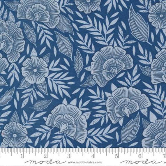 Flower Press by Katharine Watson 330113 - 1/2 yard