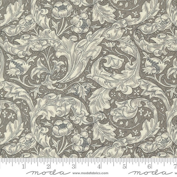 Ebony Suite 828613 - William Morris by Barbara Brackman - 1/2 yard