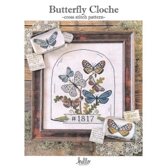 Butterfly Cloche - Hello from Liz Matthews - Chart Only