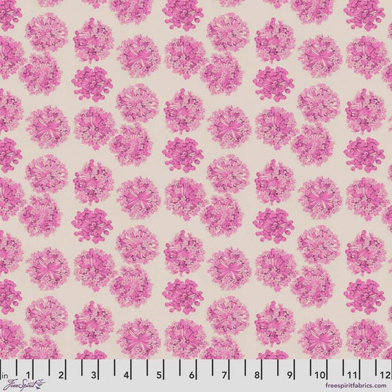 Nation of Flowers by Martha Negley - PWMN057 Pink - 1/2yd
