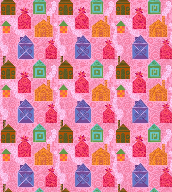 Allegory Storybook Bubblegum AMT146-20C - Anna Maria Textiles
