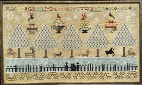 A Winter Sampler by Kathy Barrick - Chart Only