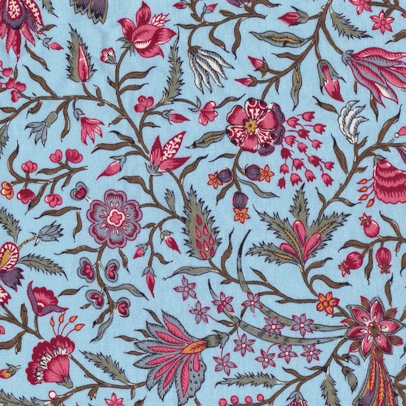 Dutch Heritage 4023 Lt Blue - 1/2 yard - 1/2 yard