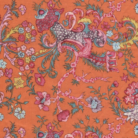 Dutch Heritage Indira Orange 2051 - 1/2 yard