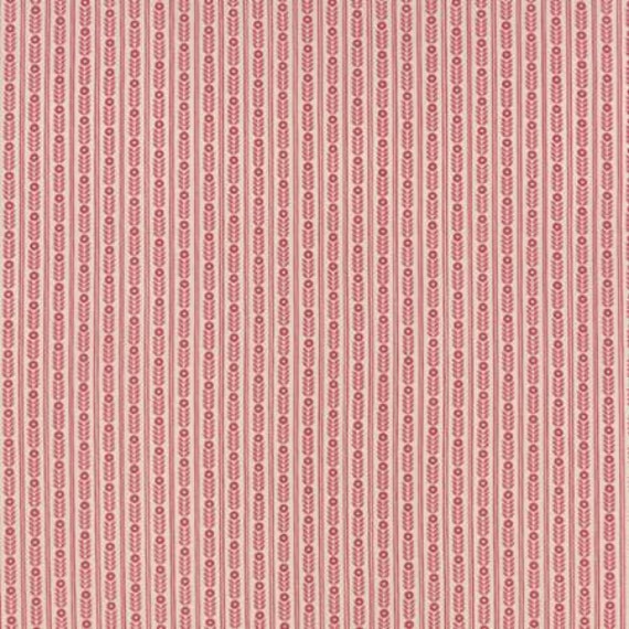 Ville Fleurie Montpelier Faded Red - 1/2 yard