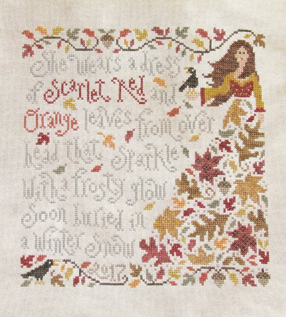 Olivia Ochreleiph - Silver Creek Samplers - Cross Stitch Chart