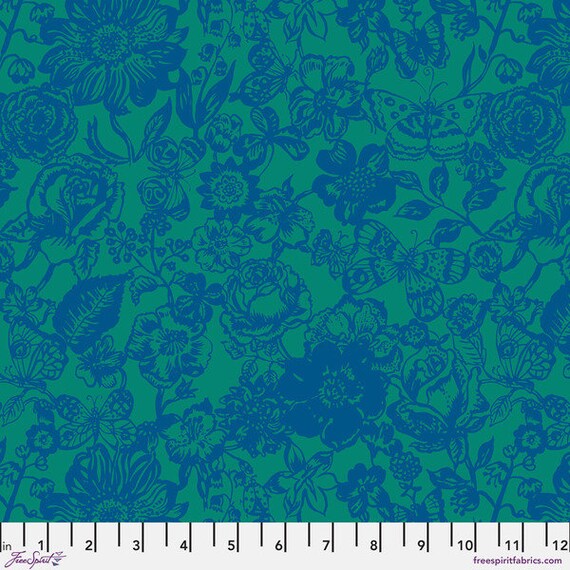 Mon Jardin PWNL036 Sea - Natalie Lete - 1/2 yard