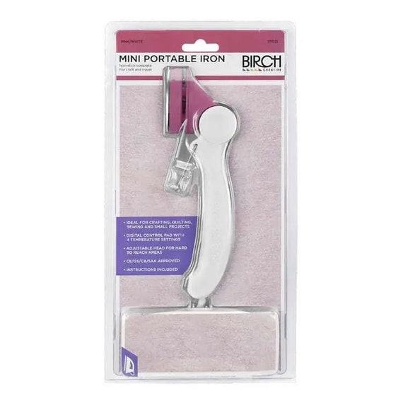 Birch Portable Mini Iron Pink/white 