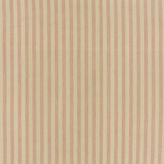 Petite Woven Silky Cotton Stripe Cream Rouge - 1/2 yard