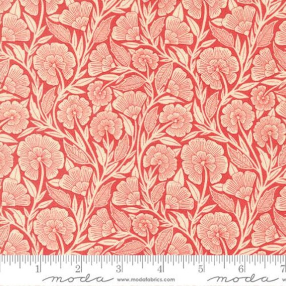 Flower Press by Katharine Watson 330218 - 1/2 yard