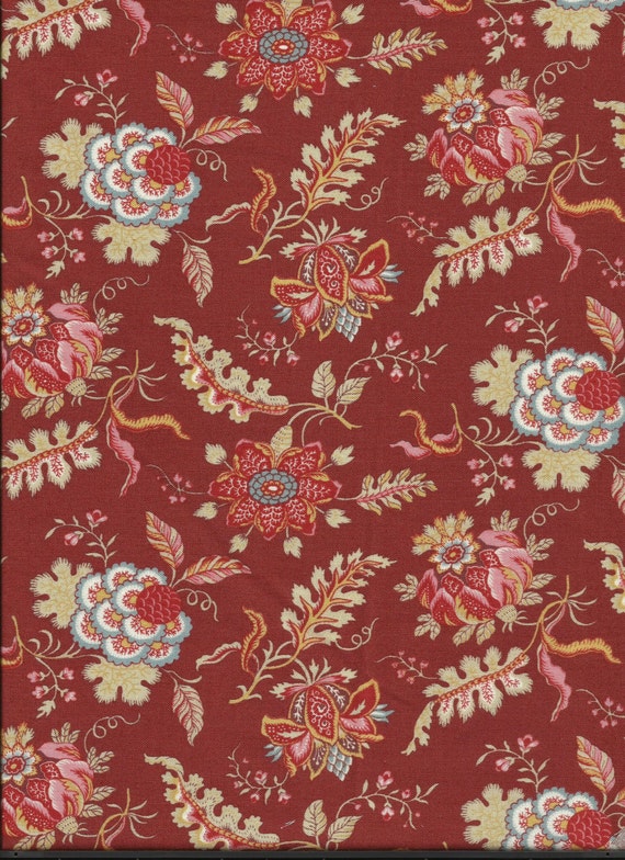 Dutch Heritage Pomegranate 1022 - Dark Red - 1/2 yard