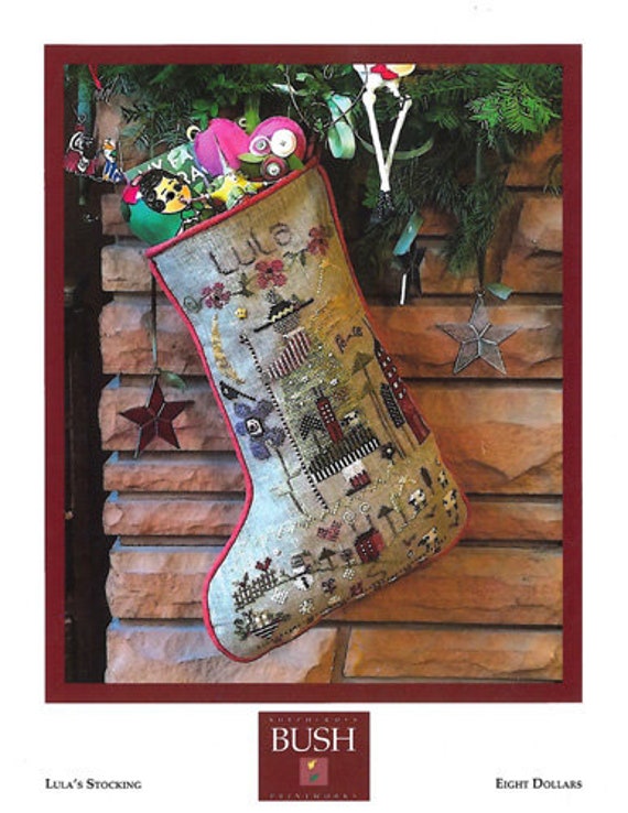 Lula's Stocking with Charms - Shepherd's Bush - Cross Stitch Chart