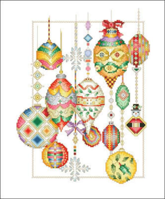 Holiday Sparkle - Vickery Collection - Cross stitch chart