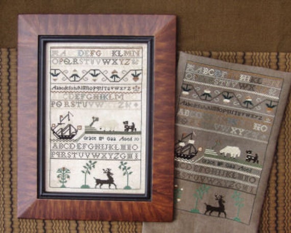 Grace McGaa's Sampler - Carriage House Samplings - Chart Only